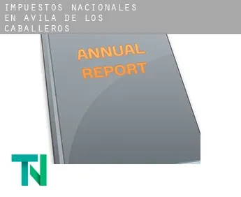 Impuestos nacionales en  Ávila de los Caballeros