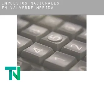 Impuestos nacionales en  Valverde de Mérida