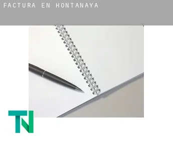 Factura en  Hontanaya