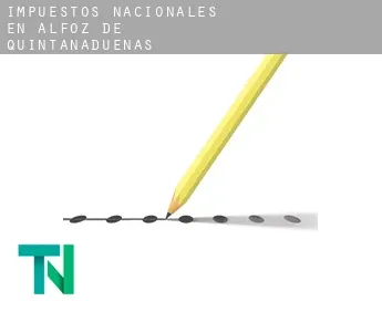 Impuestos nacionales en  Alfoz de Quintanadueñas