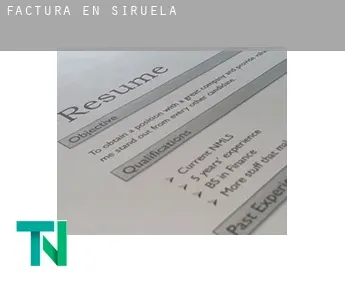 Factura en  Siruela