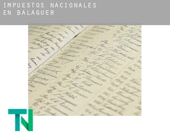 Impuestos nacionales en  Balaguer