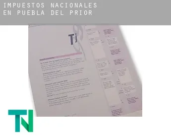 Impuestos nacionales en  Puebla del Prior