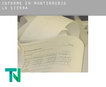 Informe en  Monterrubio de la Sierra