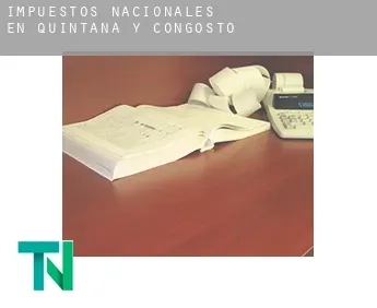 Impuestos nacionales en  Quintana y Congosto
